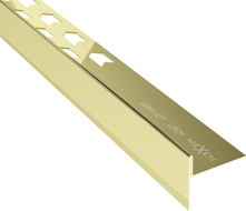 Mexen Line-B padlólejtésű padlószegély 120 cm bal, arany - 185001120L