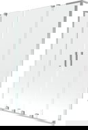 Mexen Velar L Paravan duo pentru cadă cu 2 uși glisante 140 x 150 cm, transparent, crom - 896-140-003-02-01