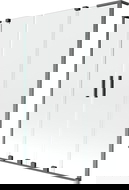 Mexen Velar L Duo paravan de cadă cu 2 aripi glisante 140 x 150 cm, transparent, gun gray periat - 896-140-003-02-66