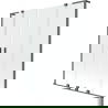 Mexen Velar L Duo 2-szárnyú tolható kádparaván 140 x 150 cm, átlátszó, gun metal - 896-140-003-02-95