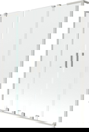 Mexen Velar L Paravan de baie Duo cu 2 aripi culisante 140 x 150 cm, transparent, nichel periat - 896-140-003-02-97