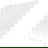 Mexen Velar L Duo paravan de baie 2-panouri glisante 160 x 150 cm, transparent, alb - 896-160-003-02-20