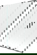 Mexen Velar L Duo paravan de baie 2 panouri glisante 160 x 150 cm, transparent, gun gray periat - 896-160-003-02-66