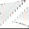 Perete de baie Mexen Velar L Duo, 2 aripi glisante, 170 x 150 cm, transparent, aur roz - 896-170-003-02-60