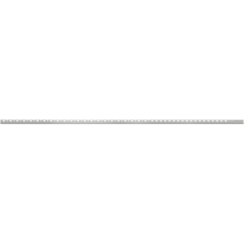 Mexen Line-B lezáró szegély üveghez 180 cm bal, inox - 181004180L
