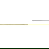 Mexen Line-B üveg lejtősín 180 cm bal, arany kefe - 185504180L