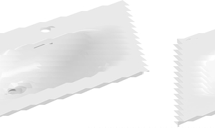 Mexen Vela süllyesztett mosdókagyló 46 x 46,5 cm, fényes fehér - 25234500