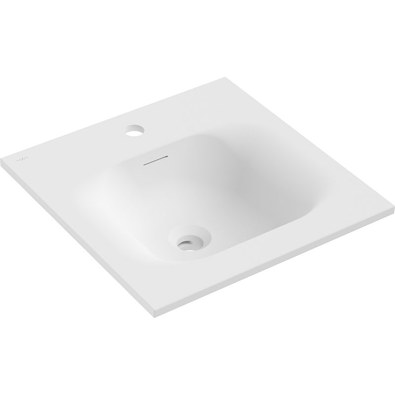 Mexen Vela chiuvetă încastrată în blat 46 x 46,5 cm, alb mat - 25234501
