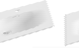 Mexen Vela süllyesztett mosdókagyló 46 x 46,5 cm, fehér matt - 25234501