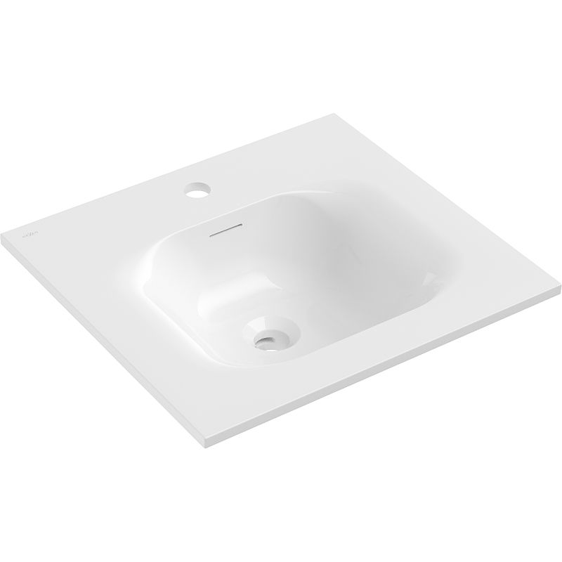 Mexen Vela chiuvetă încastrată în blat 51 x 46,5 cm, alb lucios - 25235000