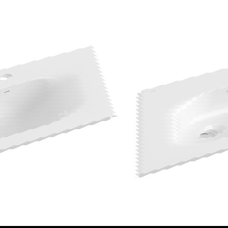 Mexen Vela chiuvetă încastrată în blat 51 x 46,5 cm, alb lucios - 25235000
