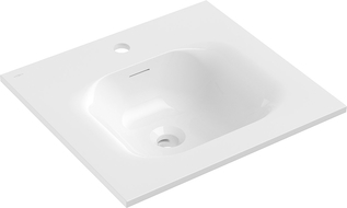 Mexen Vela chiuvetă încastrată în blat 51 x 46,5 cm, alb lucios - 25235000