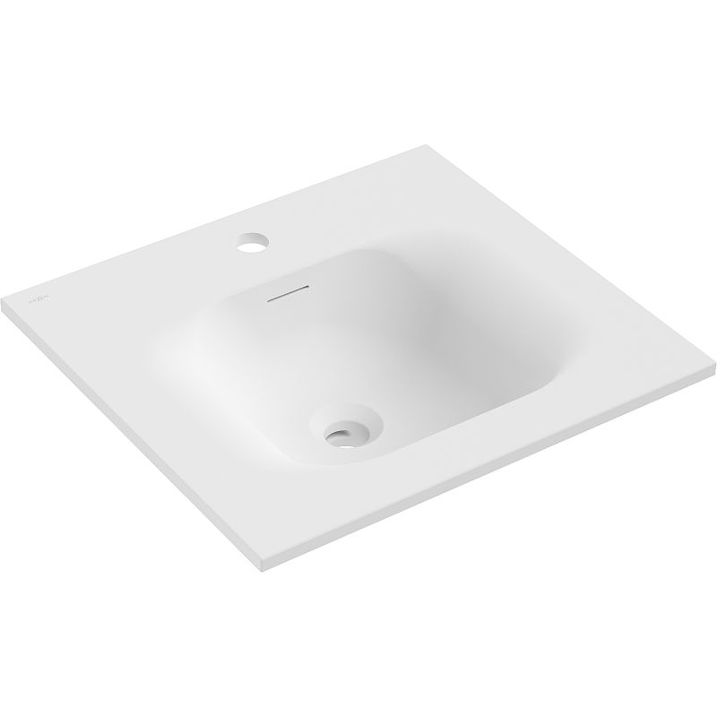 Mexen Vela chiuvetă încastrată în blat 51 x 46,5 cm, alb mat - 25235001