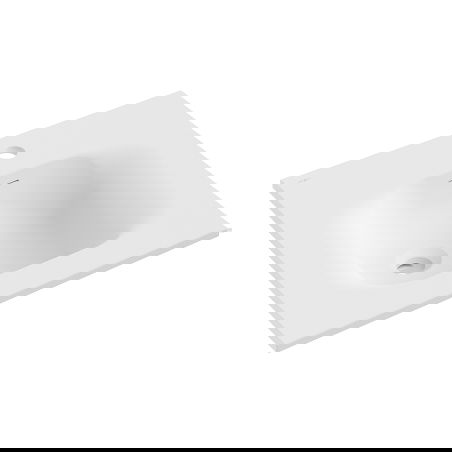 Mexen Vela chiuvetă încastrată în blat 51 x 46,5 cm, alb mat - 25235001