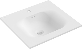 Mexen Vela chiuvetă încastrată în blat 51 x 46,5 cm, alb mat - 25235001