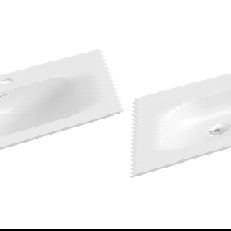 Mexen Vela chiuvetă încastrată în blat 61 x 46,5 cm, alb lucios - 25236000
