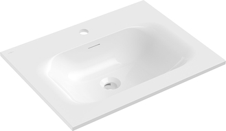 Mexen Vela chiuvetă încastrată în blat 61 x 46,5 cm, alb lucios - 25236000