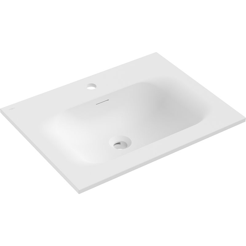 Mexen Vela chiuvetă încorporată în blat 61 x 46,5 cm, alb mat - 25236001