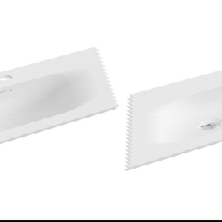 Mexen Vela chiuvetă încastrată în blat 61 x 46,5 cm, alb mat - 25236001