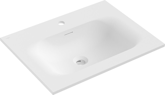 Mexen Vela chiuvetă încorporată în blat 61 x 46,5 cm, alb mat - 25236001