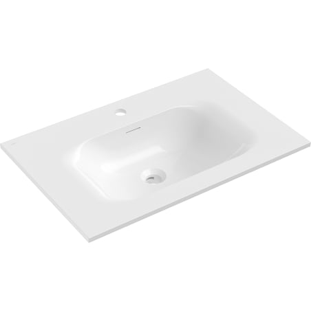 Mexen Vela chiuvetă încastrată în blat 71 x 46,5 cm, alb lucios - 25237000