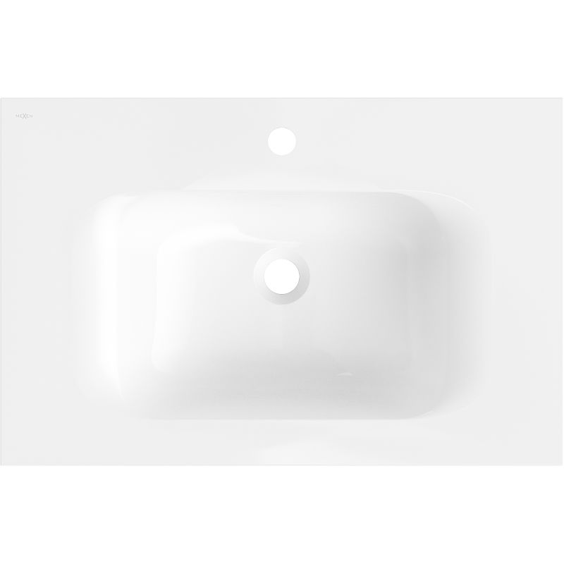 Mexen Vela chiuvetă încastrată în blat 71 x 46,5 cm, alb lucios - 25237000