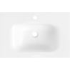 Mexen Vela munkalapra süllyesztett mosdó 71 x 46,5 cm, fényes fehér - 25237000