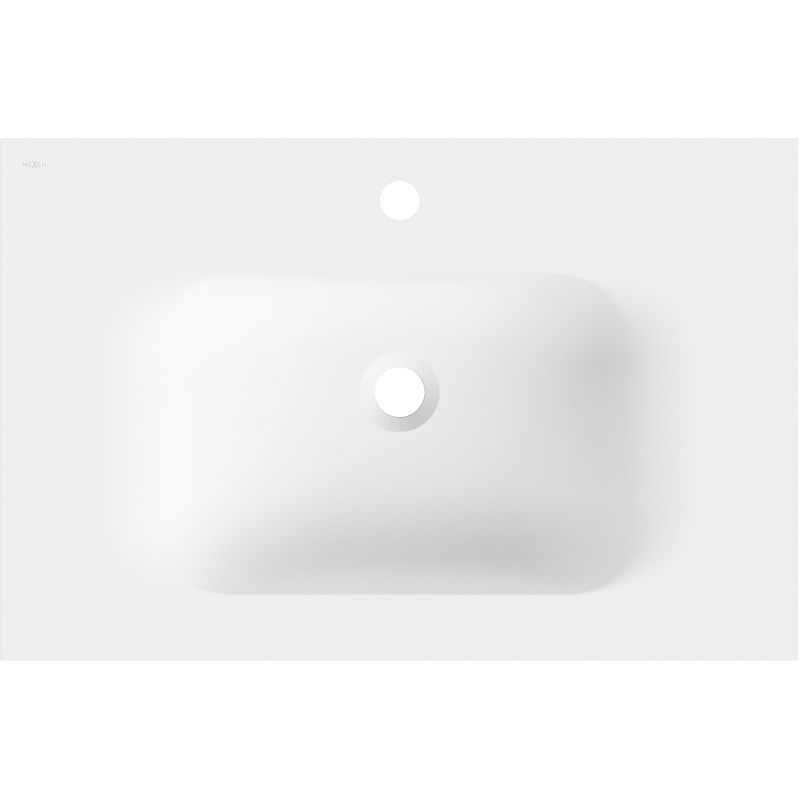 Mexen Vela chiuvetă încastrată în blat 71 x 46,5 cm, alb mat - 25237001