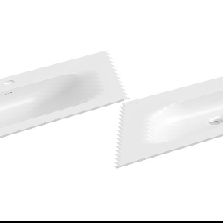 Mexen Vela chiuvetă încastrată în blat 81 x 46,5 cm, alb lucios - 25238000