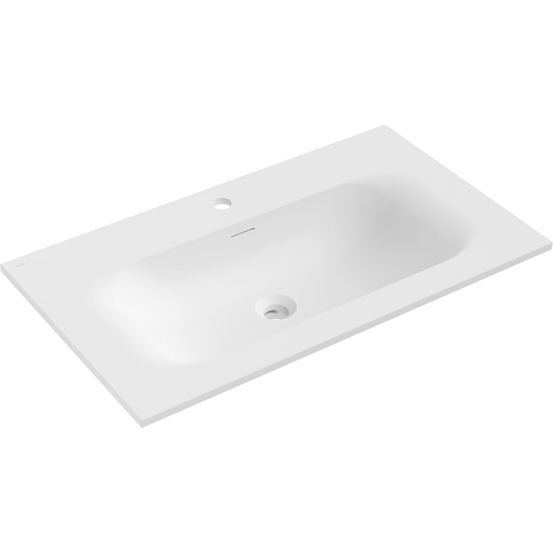 Mexen Vela chiuvetă încastrată în blat 81 x 46,5 cm, alb mat - 25238001