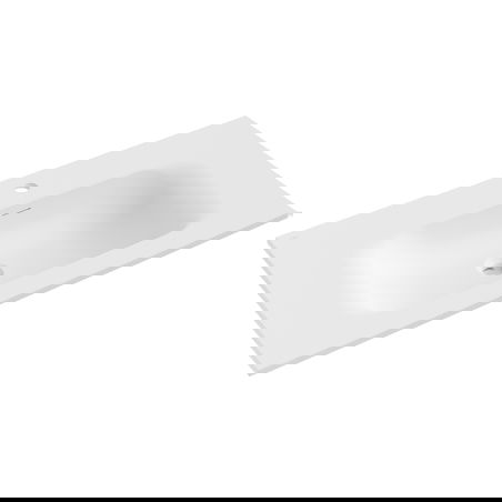 Mexen Vela munkalapra süllyesztett mosdó 91 x 46,5 cm, fehér matt - 25239001