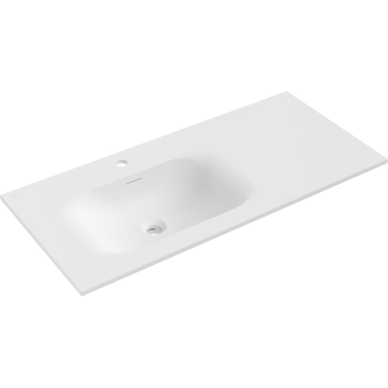 Mexen Vela balra beépített mosdó 101 x 46,5 cm, fehér matt - 25231001L