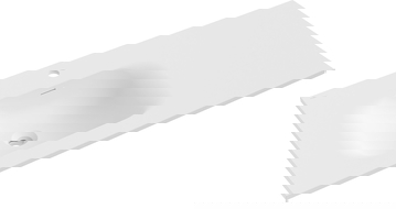 Mexen Vela balra beépített mosdó 101 x 46,5 cm, fehér matt - 25231001L