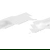 Mexen Vela chiuvetă încastrată în blat stânga 121 x 46,5 cm, alb lucios - 25231200L