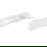 Mexen Vela chiuvetă încastrată în blat dreapta 141 x 46,5 cm, alb lucios - 25231400P