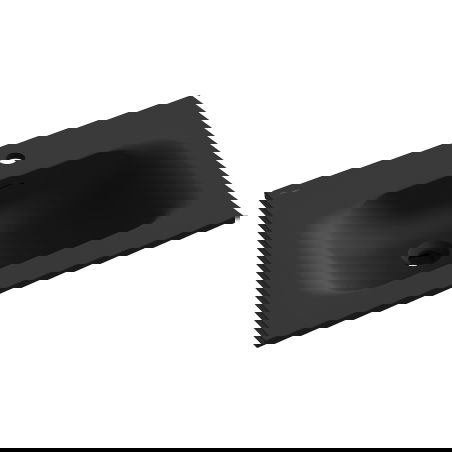 Mexen Vela pultra süllyesztett mosdókagyló 61 x 46,5 cm, fekete matt - 25236071