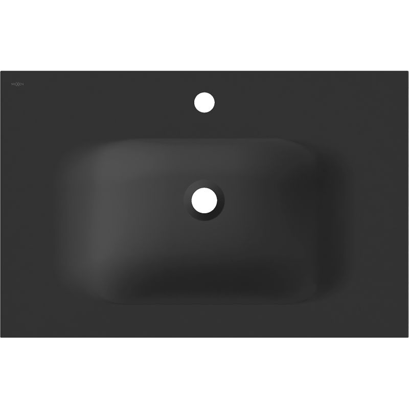 Mexen Vela chiuvetă încastrată în blat 71 x 46,5 cm, negru mat - 25237071