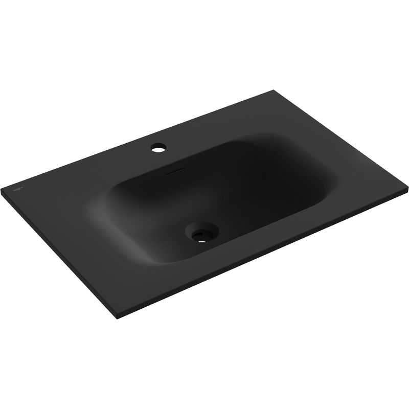 Mexen Vela chiuvetă încastrată în blat 71 x 46,5 cm, negru mat - 25237071