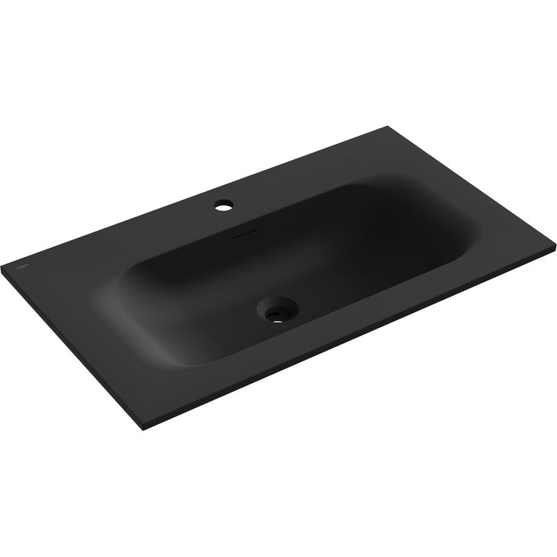 Mexen Vela chiuvetă încastrată în blat 81 x 46,5 cm, negru mat - 25238071