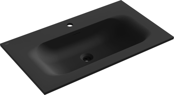 Mexen Vela chiuvetă încastrată în blat 81 x 46,5 cm, negru mat - 25238071