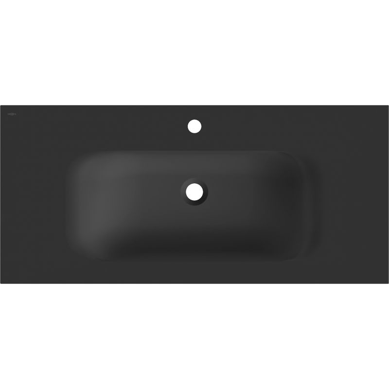 Mexen Vela lavoar încastrat în blat 101 x 46,5 cm, negru mat - 25231071