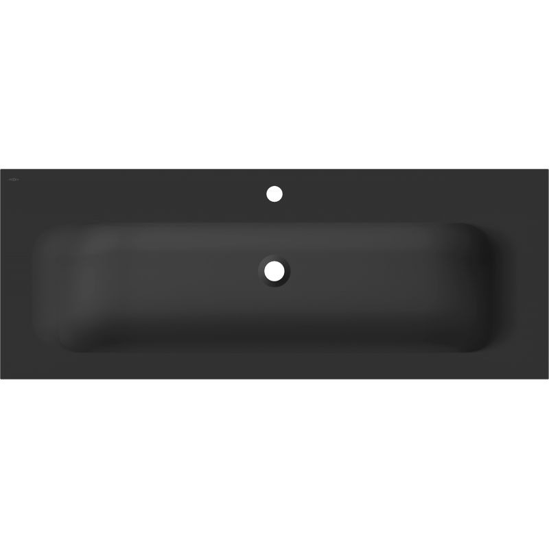 Mexen Vela chiuvetă încastrată în blat 121 x 46,5 cm, negru mat - 25231271