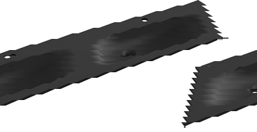 Mexen Vela chiuvetă dublă încastrată în blat 121 x 46,5 cm, negru mat - 25231271D