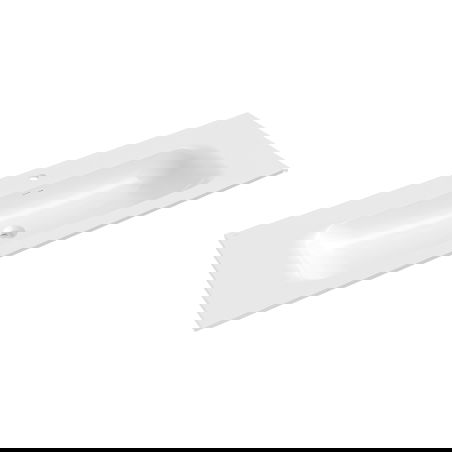 Mexen Vela chiuvetă încastrată în blat 141 x 46,5 cm, alb lucios - 25231400