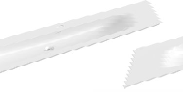 Mexen Vela chiuvetă încastrată în blat 141 x 46,5 cm, alb lucios - 25231400