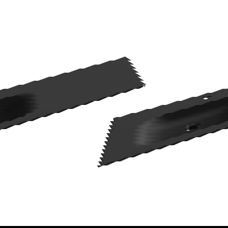 Mexen Vela beépíthető mosdókagyló balos 141 x 46,5 cm, fekete matt - 25231471L