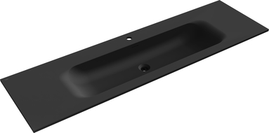 Mexen Vela pultba süllyesztett mosdó 161 x 46,5 cm, fekete matt - 25231671