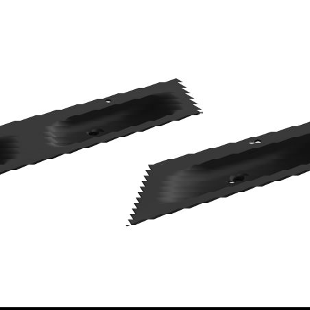 Mexen Vela chiuvetă dublă încastrată în blat 161 x 46,5 cm, negru mat - 25231671D