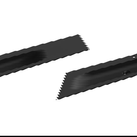 Mexen Vela munkalapba süllyeszthető mosdó bal oldali 161 x 46,5 cm, fekete matt - 25231671L