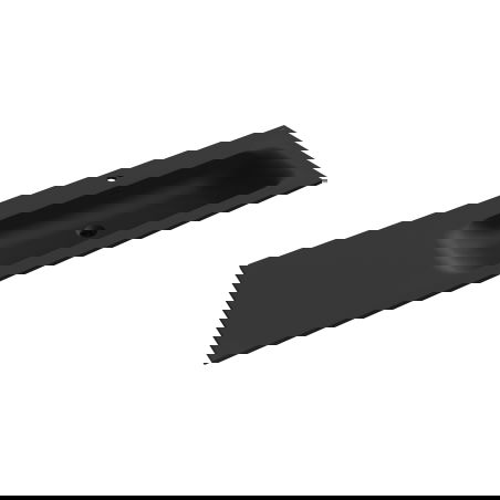 Mexen Vela chiuvetă încastrată în blat dreapta 161 x 46,5 cm, negru mat - 25231671P